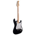 ROCKDALE Stars Plus SSS Maple Black электрогитара, цвет черный