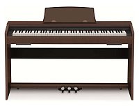 Casio PX-770BN  цифровое фортепиано, 88 клавиш, 128 полифония, 19 тембров, 4 хоруса, 4 реверберации, цвет коричневый