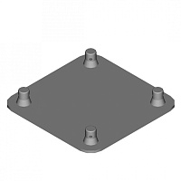 Dura Truss DT 34 BPM Base plate with male half connector подставка для ферм серии DT34. Вес 3кг