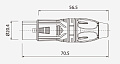 ROXTONE RX3F-NG Разъем XLR мама, покрытие контактов - золото