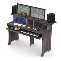 Glorious Workbench Driftwood  стол аранжировщика, 2 рэковые стойки х 4U, цвет орех