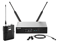 SHURE QLXD14E/85 G51 радиосистема с поясным передатчиком и петличным микрофоном WL185 (кардиоидная направленность)