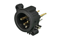 Neutrik NC3MAAV панельный разъем XLR female, вертикальная установка на ПП