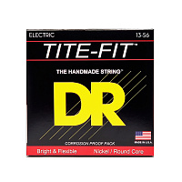 DR MEH-13  струны для электрогитары, калибр 13-56, серия TITE-FIT™, обмотка никелированная сталь, покрытия нет