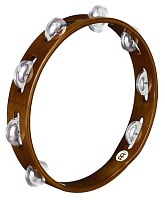 MEINL TA1A-AB тамбурин деревянный профессиональный без мембраны, 1 ряд джинглов (алюминий), цвет африканский коричневый