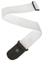 PLANET WAVES PWS108 гитарный ремень без наплечника, 50мм., однотонный, белый