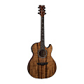 DEAN EX KOA  электроакустическая гитара, EQ, с вырезом, цвет натуральный