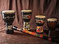 YUKA DJWT06-12  джембе, веревочная настройка, размер: 6"(15см) х12"(30см), материал - дерево, мембрана - натуральная кожа