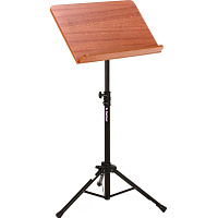 OnStage SM7312W   пульт дирижера, тренога, подставка для нот из красного дерева, сталь, черный