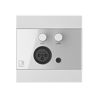 AUDAC WP205/W Панель удаленного микшера для активного комплекта AUDAC ARES5A, цвет белый