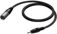 Procab CAB714/3 Аудиокабель mJack 3,5 мм стерео (вилка) XLR 3 pin (вилка), 3 м