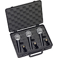 Samson R21S-3 Cardiod Dynamic Mic 3-pack динамический кардиоидный микрофон с выключателем, 50-12000 Гц. Комплект из 3 шт., в пластиковом кейсе