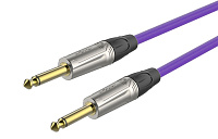 ROXTONE TGJJ100-TPL/5 Кабель инструментальный, цвет фиолетовый, диаметр 7 мм, 2x6.3 mono Jack, длина 5 метров