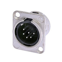 Neutrik NC6MD-L-1 панельный разъем XLR male 6 контакта
