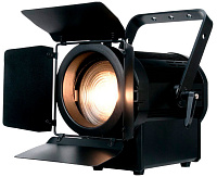 American DJ Encore FR150z Светодиодный театральный прожектор с 6" линзой Френеля. 150 Вт, 3000К, кашетирующие шторки, DMX, ручной зум, раскрытие луча 8°-50°