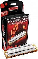 HOHNER Marine Band Deluxe 2005/20 C (M200501X)  губная гармоника - Richter Classic, корпус дерево. Доступ на 30 дней к бесплатным урокам