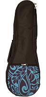 KALA UB-BL-C KALA CONCERT PADDED UKULELE BAG, BLUE PATTERN Чехол для укулеле концерт, голубой узор
