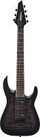 JACKSON JS Series Dinky™ Arch Top JS22Q-7 DKA HT, Amaranth Fingerboard, Transparent Black Burst электрогитара, цвет черный берст