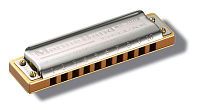 HOHNER Marine Band Deluxe 2005/20 B (M200512)  губная гармоника - Richter Classic, корпус дерево