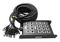 NordFolk NSBL922 30m  мультикабель со сценической коробкой, XLR12 х 4, 30 метров