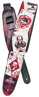PLANET WAVES 25LAL02 гитарный ремень, кожа, серия Alchemy Gothic, рисунок Dead Draw
