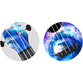 FLIGHT TUC-40 SPACE укулеле Travel, концерт, с рисунком, пластик