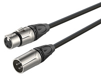 ROXTONE DMXJ220/5 Кабель микрофонный, XLR мама - 6.3 мм джек стерео, длина 5 метров
