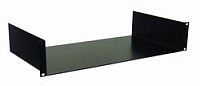 OMNITRONIC 19” carrier 2U полка, чёрная сталь, для 19” рэков. Размеры 440х235х89 мм