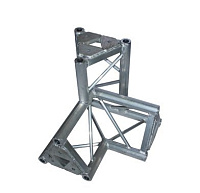 Truss-Master T3030-90-3 В Стыковочный узел для трех модулей треугольной конфигурации, углы стыковки 90°, диаметр и толщина стенки трубок: основа 50x2.0 мм, распорки 16x2.0 мм