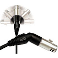 PLANET WAVES PW-MS-25 микрофонный кабель распаянный, XLR-XLR, 7,62 м., золотой джек, 180 гр. сгиб.