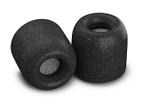 COMPLY Tx-400 BLK-S 3pr серия Isolation Plus, 3 пары амбюшур для наушников, размер S маленький, цвет черный, материал - полиуретановая пена и термопластичный эластомер