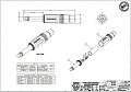 AMPHENOL ACPM-GB  1/4” (6.35 мм) моноджек, металлический корпус, цвет черный