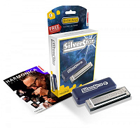 HOHNER Silver Star 504/20 Bb (M50411X) - губная гармоника - Richter Diatonic. Доступ на 30 дней к бесплатным урокам