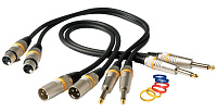 Rockcable RCL30383 D6 F Кабель XLR(F)-джек 1/4, 3 метра.