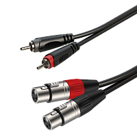 ROXTONE RACC170/2 Аудиокабель, 2 x RCA - 2 x XLR female 3P, AC010, длина 2 метра