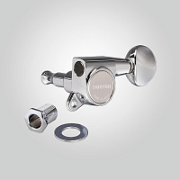 Gotoh SG381-MG-07-C-(L6)  колки локовые, автозажим, 6 в линию, хром; schaller style