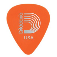 PLANET WAVES 1DOR2-25 медиаторы серии Duralin, Light, 0.85 мм, цвет оранжевый, 25 штук
