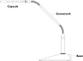 LEWITT S6 Капсюль микрофонный конденсаторный остронаправленный для шей GN35X, GN35X2, 127 мм