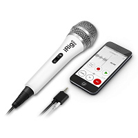 IK MULTIMEDIA iRig Voice White вокальный микрофон, цвет белый
