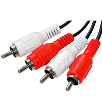 OMNITRONIC RCA cable 2x2  0.9 m   Кабель сигнальный  RCA - RCA (стерео), длина 0,9 м.