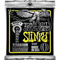 Ernie Ball 3127 струны для электрогитары Titanium RPS Beefy Slinky, 11-15-22р-30-42-54