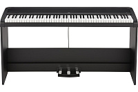 KORG B2SP BK цифровое пианино, взвешенная клавиатура, 12 тембров, педаль, адаптер питания в комплекте, цвет черный