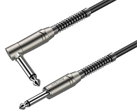 ROXTONE SGJJ110/6 Кабель инструментальный, диаметр 6 мм, 1 x 0.22 кв.мм, 6.3 мм mono Jack 6.3 мм mono Jack угловой, длина 6 метров