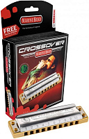 HOHNER Marine Band Crossover G (2009086X)  губная гармоника - Richter Classic, корпус бамбук. Доступ на 30 дней к бесплатным урокам
