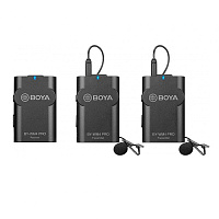 Boya BY-WM4 Pro-K2 двухканальная беспроводная радиосистема с петличными микрофонами
