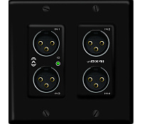 ATTERO TECH unDX4I	 Настенная панель, 4x2 интерфейс ввода-вывода, Dante/AES67 