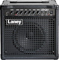 Laney LX20R гитарный комбо 20 Вт, динамик 8", 2 канала с 3-полосным эквалайзером и дисторшном, пружинный ревербератор, CD вход, размеры 337x355x208 мм, вес 6.9 кг, цвет черный