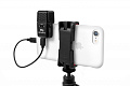 IK MULTIMEDIA iRig Mic Cast HD компактный цифровой микрофон для IOS и Android, 2 капсюля, подключение по Lightning, USB-C и Micro-USB