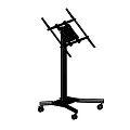Wize MK65 Мобильная стойка для дисплеев 37 65+, Max VESA 800х600, высота 116 см, наклон 75°, до 68 кг, кабельный канал,черн. (3 места)