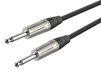 ROXTONE DGJJ100/3 Кабель инструментальный, 1x0.22 кв.мм, D:6 мм (GC010), разъемы 2x6.3 mono Jack (RJ2P-NN), длина 3 метра
